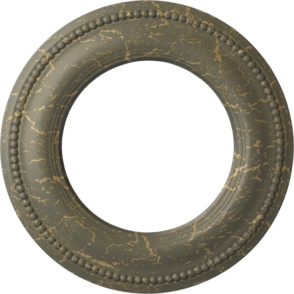 Ekena Millwork Bradford Classic Medallion (Canopies up to 8 5/8"), 13"OD x 7 1/2"ID x 3/4"P, Witch Hazel Crackle CM13BRWHC - main